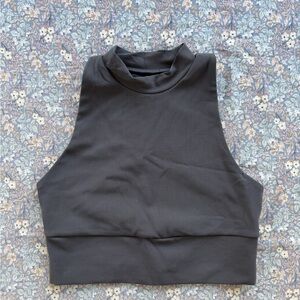 Chic Charcoal Sleeveless Tank Top